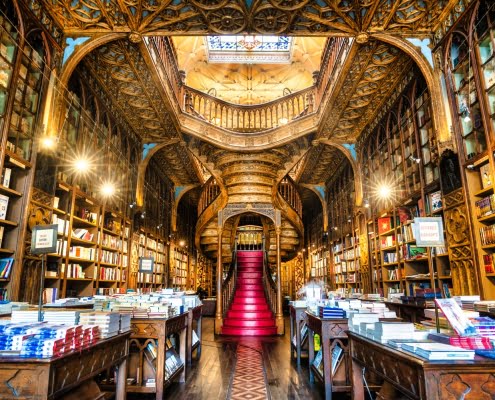 Lello Library Interior